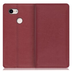WORK10GG-RD-PX3 [LOOF Royale Google Pixel 3用 本革スマホケース/スタンド機能＆カードポケット付き ワインレッド]