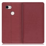 WORK10GG-RD-PX3 [LOOF Royale Google Pixel 3用 本革スマホケース/スタンド機能＆カードポケット付き ワインレッド]
