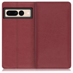 WORK10GG-RD-GPX7P [LOOF Royale Google Pixel 7 Pro用 本革スマホケース/スタンド機能＆カードポケット付き ワインレッド]