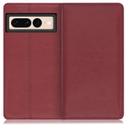 WORK10GG-RD-GPX7P [LOOF Royale Google Pixel 7 Pro用 本革スマホケース/スタンド機能＆カードポケット付き ワインレッド]