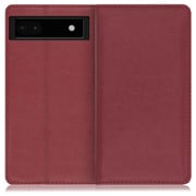 WORK10GG-RD-GPX6A [LOOF Royale Google Pixel 6a用 本革スマホケース/スタンド機能＆カードポケット付き ワインレッド]