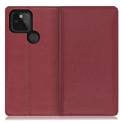 WORK10GG-RD-GPX4A5G [LOOF Royale Google Pixel 4a（5G）用 本革スマホケース/スタンド機能＆カードポケット付き ワインレッド]