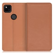 WORK10GG-BN-GPX4A [LOOF Royale Google Pixel 4a用 本革スマホケース/スタンド機能＆カードポケット付き ブラウン]