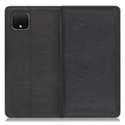 WORK10GG-BK-PX4XL [LOOF Royale Google Pixel 4 XL用 本革スマホケース/スタンド機能＆カードポケット付き ブラック]