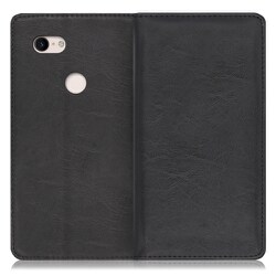 WORK10GG-BK-PX3XL [LOOF Royale Google Pixel 3 XL用 本革スマホケース/スタンド機能＆カードポケット付き ブラック]