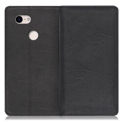 WORK10GG-BK-PX3 [LOOF Royale Google Pixel 3用 本革スマホケース/スタンド機能＆カードポケット付き ブラック]