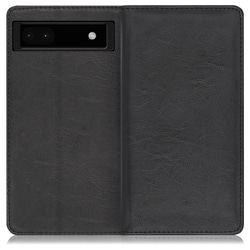 WORK10GG-BK-GPX6A [LOOF Royale Google Pixel 6a用 本革スマホケース/スタンド機能＆カードポケット付き ブラック]