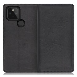 WORK10GG-BK-GPX5 [LOOF Royale Google Pixel 5用 本革スマホケース/スタンド機能＆カードポケット付き ブラック]