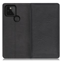 WORK10GG-BK-GPX4A5G [LOOF Royale Google Pixel 4a（5G）用 本革スマホケース/スタンド機能＆カードポケット付き ブラック]
