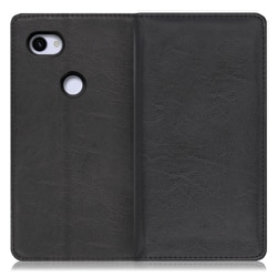 WORK10GG-BK-3AXL [LOOF Royale Google Pixel 3a XL用 本革スマホケース/スタンド機能＆カードポケット付き ブラック]