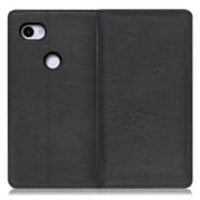 WORK10GG-BK-3AXL [LOOF Royale Google Pixel 3a XL用 本革スマホケース/スタンド機能＆カードポケット付き ブラック]