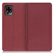 WORK10AO-RD-ZERO6 [LOOF Royale AQUOS zero6用 本革スマホケース/スタンド機能＆カードポケット付き ワインレッド]