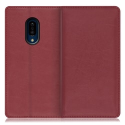 WORK10AO-RD-ZERO2 [LOOF Royale AQUOS zero2用 本革スマホケース/スタンド機能＆カードポケット付き ワインレッド]