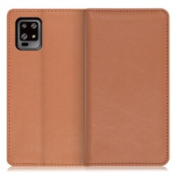 WORK10AO-BN-ZERO6 [LOOF Royale AQUOS zero6用 本革スマホケース/スタンド機能＆カードポケット付き ブラウン]