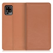 WORK10AO-BN-ZERO6 [LOOF Royale AQUOS zero6用 本革スマホケース/スタンド機能＆カードポケット付き ブラウン]