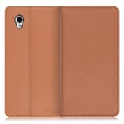 WORK10AO-BN-SENP [LOOF Royale AQUOS sense plus用 本革スマホケース/スタンド機能＆カードポケット付き ブラウン]