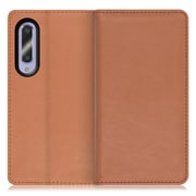 WORK10AO-BN-AZ5GB [LOOF Royale AQUOS zero5G basic用 本革スマホケース/スタンド機能＆カードポケット付き ブラウン]