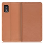 WORK10AO-BN-AWISH [LOOF Royale AQUOS wish/wish2用 本革スマホケース/スタンド機能＆カードポケット付き ブラウン]