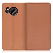 WORK10AO-BN-ASE7P [LOOF Royale AQUOS sense7 Plus用 本革スマホケース/スタンド機能＆カードポケット付き ブラウン]