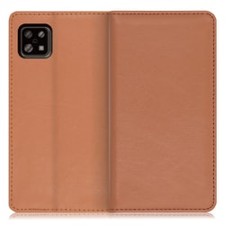 WORK10AO-BN-ASE6 [LOOF Royale AQUOS sense6/6s用 本革スマホケース/スタンド機能＆カードポケット付き ブラウン]