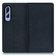 WORK10AO-BK-AZ5GB [LOOF Royale AQUOS zero5G basic用 本革スマホケース/スタンド機能＆カードポケット付き ブラック]