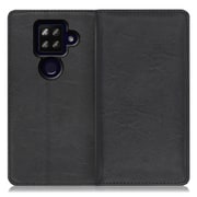 WORK10AO-BK-ASE4P [LOOF Royale AQUOS sense4 plus用 本革スマホケース/スタンド機能＆カードポケット付き ブラック]
