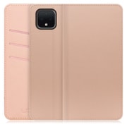 WORK13GG-NEWPK-PX4XL [LOOF SKIN Google Pixel 4 XL用 PUレザースマホケース/スタンド機能＆カードポケット付き シャンパンローズ]