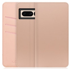 WORK13GG-NEWPK-GPX7P [LOOF SKIN Google Pixel 7 Pro用 PUレザースマホケース/スタンド機能＆カードポケット付き シャンパンローズ]