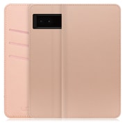 WORK13GG-NEWPK-GPX6A [LOOF SKIN Google Pixel 6a用 PUレザースマホケース/スタンド機能＆カードポケット付き シャンパンローズ]