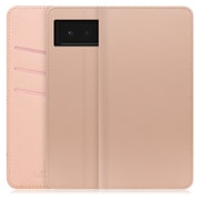 WORK13GG-NEWPK-GPX6 [LOOF SKIN Google Pixel 6用 PUレザースマホケース/スタンド機能＆カードポケット付き シャンパンローズ]