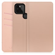 WORK13GG-NEWPK-GPX4A5G [LOOF SKIN Google Pixel 4a（5G）用 PUレザースマホケース/スタンド機能＆カードポケット付き シャンパンローズ]