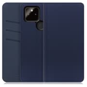 WORK13GG-NEWNY-GPX5A5G [LOOF SKIN Google Pixel 5a（5G）用 PUレザースマホケース/スタンド機能＆カードポケット付き ネイビー]