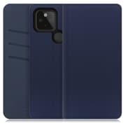 WORK13GG-NEWNY-GPX4A5G [LOOF SKIN Google Pixel 4a（5G）用 PUレザースマホケース/スタンド機能＆カードポケット付き ネイビー]