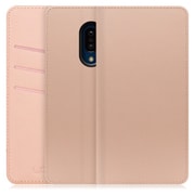 WORK13AO-NEWPK-ZERO2 [LOOF SKIN AQUOS zero2用 PUレザースマホケース/スタンド機能＆カードポケット付き シャンパンローズ]