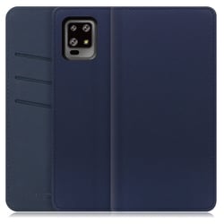 WORK13AO-NEWNY-ZERO6 [LOOF SKIN AQUOS zero6用 PUレザースマホケース/スタンド機能＆カードポケット付き ネイビー]
