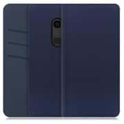 WORK13AO-NEWNY-ZERO [LOOF SKIN AQUOS zero用 PUレザースマホケース/スタンド機能＆カードポケット付き ネイビー]