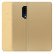 WORK13AO-NEWGD-ZERO2 [LOOF SKIN AQUOS zero2用 PUレザースマホケース/スタンド機能＆カードポケット付き ゴールド]