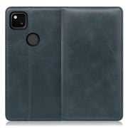 WORK14GG-TG-GPX4A [LOOF Simplle Google Pixel 4a用 本革スマホケース/スタンド機能＆カードポケット付き テールグリーン]