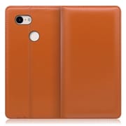 WORK14GG-OG-PX3 [LOOF Simplle Google Pixel 3用 本革スマホケース/スタンド機能＆カードポケット付き オレンジ]