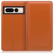 WORK14GG-OG-GPX7P [LOOF Simplle Google Pixel 7 Pro用 本革スマホケース/スタンド機能＆カードポケット付き オレンジ]
