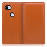 WORK14GG-OG-3A [LOOF Simplle Google Pixel 3a用 本革スマホケース/スタンド機能＆カードポケット付き オレンジ]
