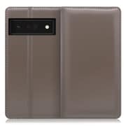 WORK14GG-GY-GPX6P [LOOF Simplle Google Pixel 6 Pro用 本革スマホケース/スタンド機能＆カードポケット付き グレー]