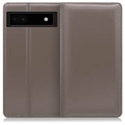 WORK14GG-GY-GPX6A [LOOF Simplle Google Pixel 6a用 本革スマホケース/スタンド機能＆カードポケット付き グレー]