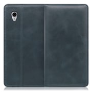 WORK14AO-TG-SENP [LOOF Simplle AQUOS sense plus用 本革スマホケース/スタンド機能＆カードポケット付き テールグリーン]