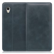 WORK14AO-TG-SEN2 [LOOF Simplle AQUOS sense2（かんたん）用 本革スマホケース/スタンド機能＆カードポケット付き テールグリーン]