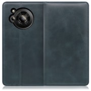 WORK14AO-TG-AR7 [LOOF Simplle AQUOS R7用 本革スマホケース/スタンド機能＆カードポケット付き テールグリーン]
