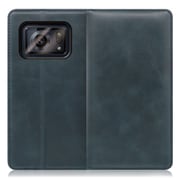 WORK14AO-TG-AR6 [LOOF Simplle AQUOS R6用 本革スマホケース/スタンド機能＆カードポケット付き テールグリーン]
