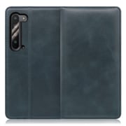 WORK14AO-TG-AR5G [LOOF Simplle AQUOS R5G用 本革スマホケース/スタンド機能＆カードポケット付き テールグリーン]