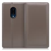 WORK14AO-GY-ZERO2 [LOOF Simplle AQUOS zero2用 本革スマホケース/スタンド機能＆カードポケット付き グレー]
