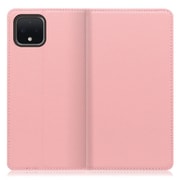 WORK16GG-PK-PX4 [LOOF Simplle Google Pixel 4用 本革スマホケース/スタンド機能＆カードポケット付き ピンク]